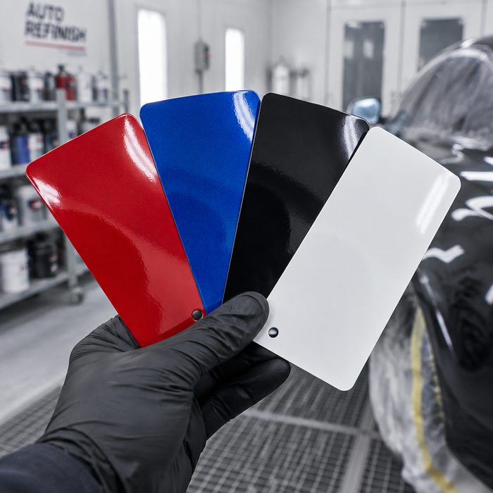 Automotive spray paint colour options
